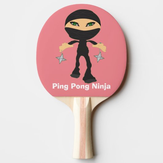 Raquette De Ping Pong Ping-pong Ninja de fille (Dos)