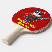 Raquette De Ping Pong Ping Pong Ninja Funny Llama Camo Cool Sports Rouge (Devant Angle)