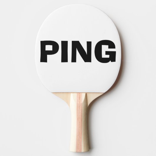 Raquette De Ping Pong Ping Pong noir blanc (Devant)
