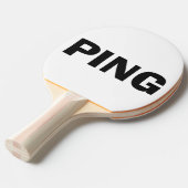 Raquette De Ping Pong Ping Pong noir blanc (Devant Angle)