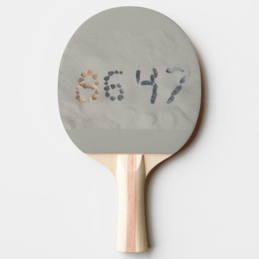 Raquette De Ping Pong Ping Pong Paddle (Dos)