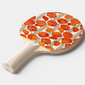 Raquette De Ping Pong Ping Pong Paddle Art Nouveau Poppies (Devant Angle)