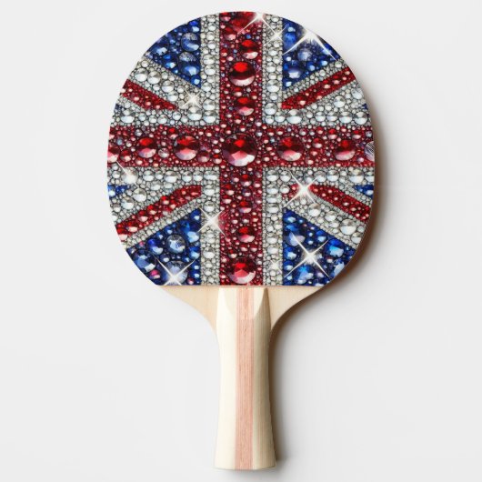 Raquette De Ping Pong Ping pong paddle aux couleurs britanniques (Dos)
