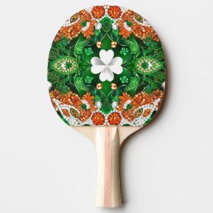 Raquette De Ping Pong Ping pong paddle aux couleurs irlandaises