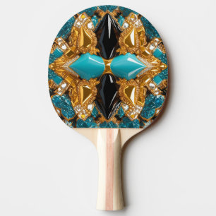 Raquette De Ping Pong Ping pong paddle avec Bahamas Colors