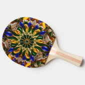Raquette De Ping Pong Ping pong paddle avec brésil Couleurs (Côté)