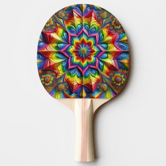 Raquette De Ping Pong Ping pong paddle avec couleurs LGBTQ (Dos)