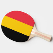 Raquette De Ping Pong Ping pong paddle avec Drapeau de Belgique (Côté)