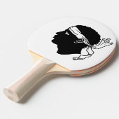 Raquette De Ping Pong Ping pong paddle avec Drapeau de Corse (Devant Angle)