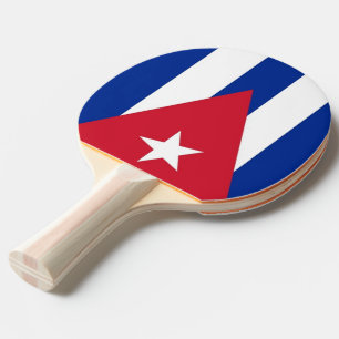 Raquette De Ping Pong Ping pong paddle avec Drapeau de Cuba