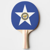 Raquette De Ping Pong Ping pong paddle avec Drapeau de Houston (Dos)