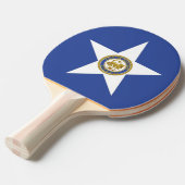Raquette De Ping Pong Ping pong paddle avec Drapeau de Houston (Devant Angle)