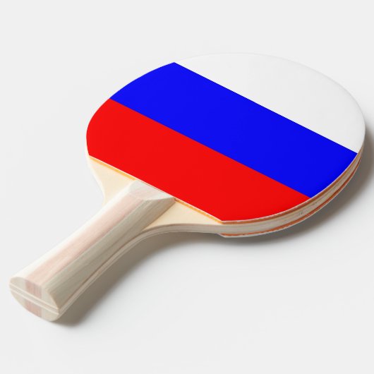 Raquette De Ping Pong Ping pong paddle avec drapeau de la Russie (Devant Angle)