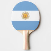 Raquette De Ping Pong Ping pong paddle avec Drapeau de l'Argentine (Devant)