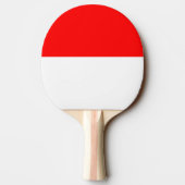 Raquette De Ping Pong Ping pong paddle avec Drapeau de l'Indonésie (Dos)