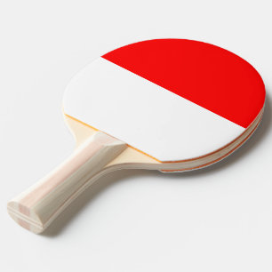 Raquette De Ping Pong Ping pong paddle avec Drapeau de l'Indonésie