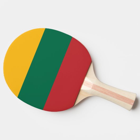 Raquette De Ping Pong Ping pong paddle avec Drapeau de Lituanie (Côté)