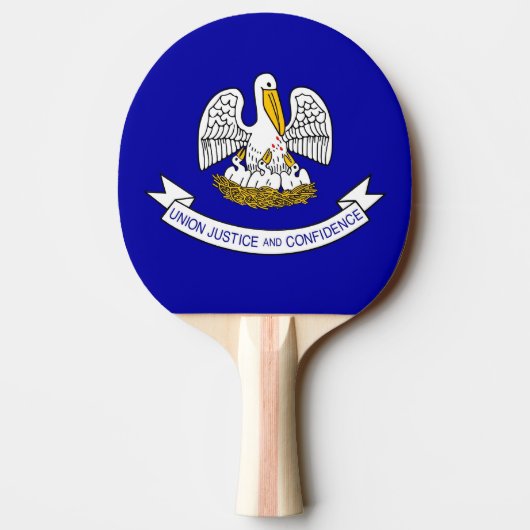 Raquette De Ping Pong Ping pong paddle avec Drapeau de Louisiane, USA (Dos)