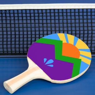 Raquette De Ping Pong Ping pong paddle avec Drapeau de Manitou Springs