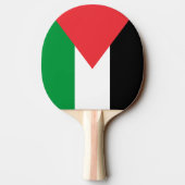 Raquette De Ping Pong Ping pong paddle avec Drapeau de Palestine (Dos)