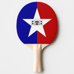 Raquette De Ping Pong Ping pong paddle avec Drapeau de San Antonio