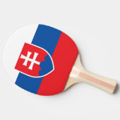 Raquette De Ping Pong Ping pong paddle avec Drapeau de Slovaquie (Côté)