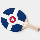 Raquette De Ping Pong Ping pong paddle avec Drapeau d'Indianapolis (Côté)