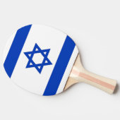 Raquette De Ping Pong Ping pong paddle avec Drapeau d'Israël (Côté)