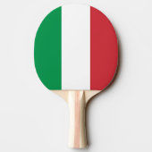 Raquette De Ping Pong Ping pong paddle avec Drapeau d'Italie (Dos)