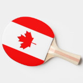 Raquette De Ping Pong Ping pong paddle avec drapeau du Canada (Côté)