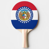 Raquette De Ping Pong Ping pong paddle avec Drapeau du Missouri, USA (Devant)