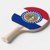 Raquette De Ping Pong Ping pong paddle avec Drapeau du Missouri, USA (Devant Angle)