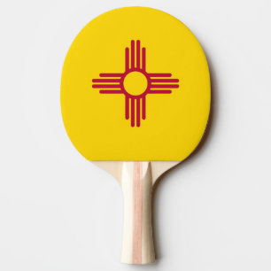 Raquette De Ping Pong Ping pong paddle avec Drapeau du Nouveau Mexique, 