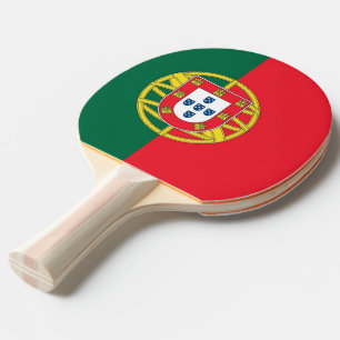 Raquette De Ping Pong Ping pong paddle avec Drapeau du Portugal