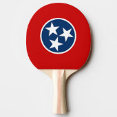 Raquette De Ping Pong Ping pong paddle avec Drapeau du Tennessee, USA (Dos)