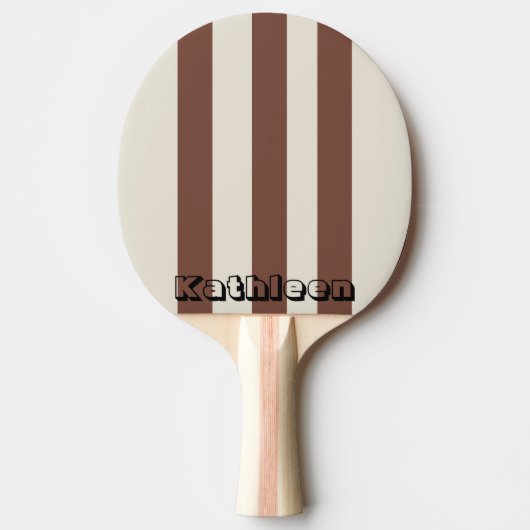 Raquette De Ping Pong Ping Pong Paddle Beige Noir (Devant)