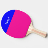 Raquette De Ping Pong Ping Pong Paddle bleu rose (Côté)
