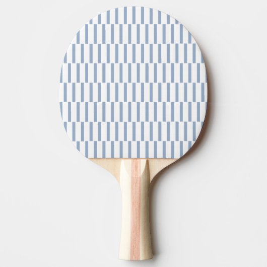Raquette De Ping Pong Ping Pong Paddle Blue & White Stripe Square (Devant)