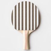 Raquette De Ping Pong Ping Pong Paddle Brown & White Stripe (Devant)