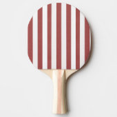 Raquette De Ping Pong Ping Pong Paddle Burgundy & White Stripe (Devant)