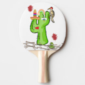 Raquette De Ping Pong Ping Pong Paddle Cactus Bird (Devant)