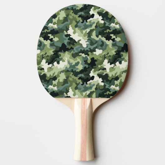 Raquette De Ping Pong Ping Pong Paddle Camo militaire Print (Dos)