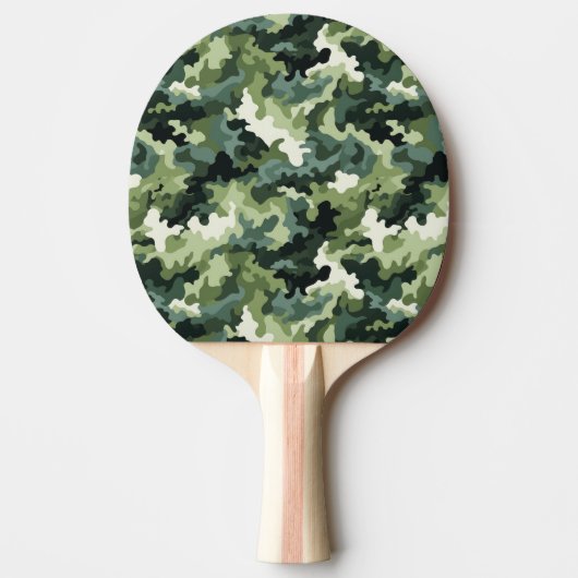 Raquette De Ping Pong Ping Pong Paddle Camo militaire Print (Devant)