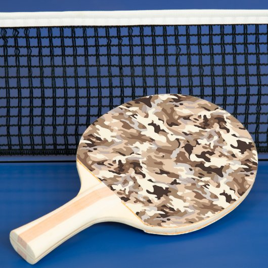 Raquette De Ping Pong Ping Pong Paddle Camo militaire Print (Insitu)