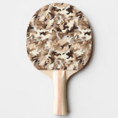 Raquette De Ping Pong Ping Pong Paddle Camo militaire Print (Dos)