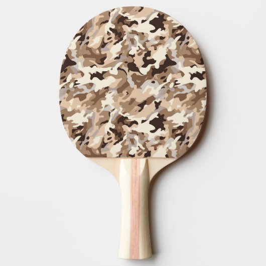 Raquette De Ping Pong Ping Pong Paddle Camo militaire Print (Dos)