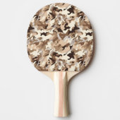 Raquette De Ping Pong Ping Pong Paddle Camo militaire Print (Devant)