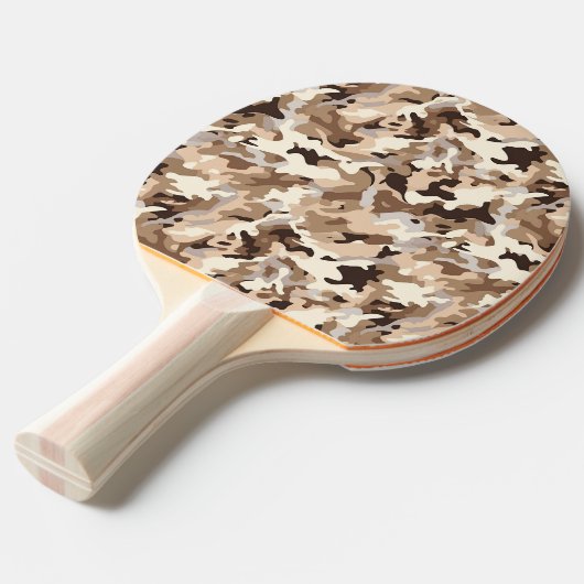 Raquette De Ping Pong Ping Pong Paddle Camo militaire Print (Devant Angle)