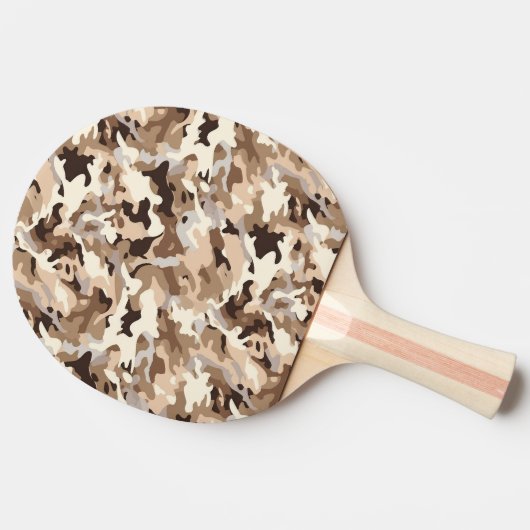 Raquette De Ping Pong Ping Pong Paddle Camo militaire Print (Côté)