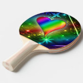 Raquette De Ping Pong Ping Pong Paddle/Coeurs (Devant Angle)
